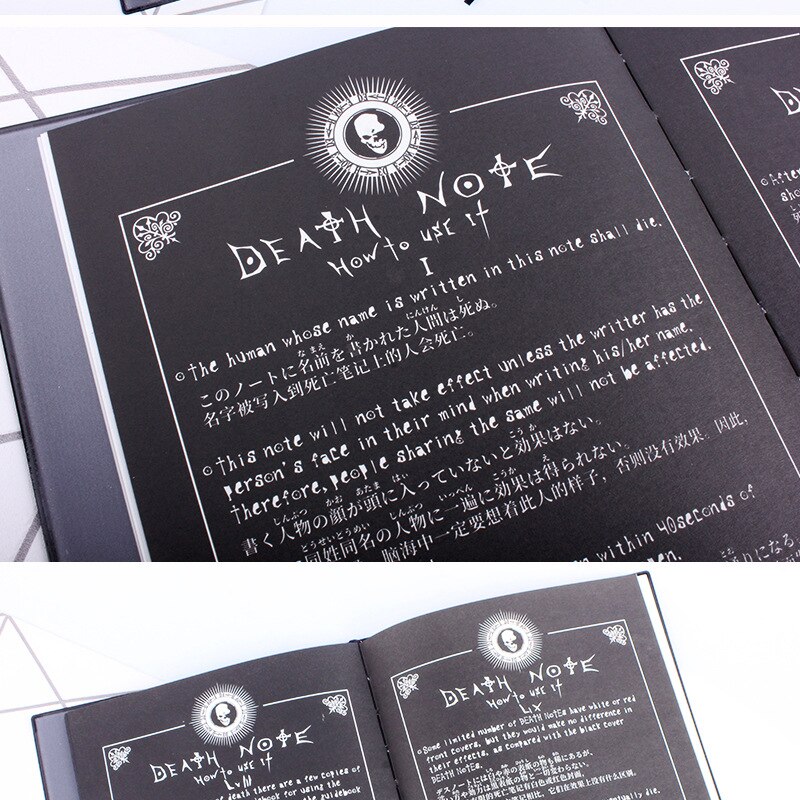 Death Note Set de 4 pzs