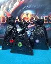 Bolsa de semicuero con ojo de Dragón
