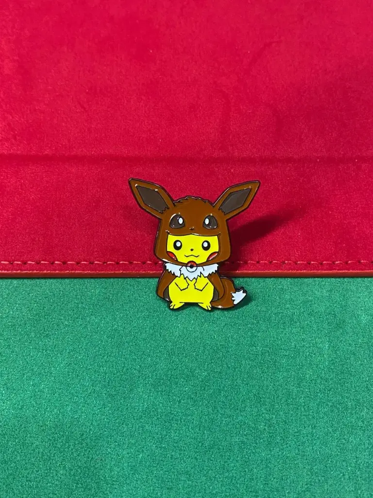 Pin Pikachu disfraz eevee