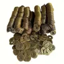 Monedas Chinas de lata 20 unds