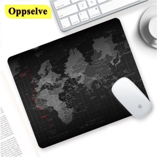 Mousepad pequeño mapa mundi 30x25 cm
