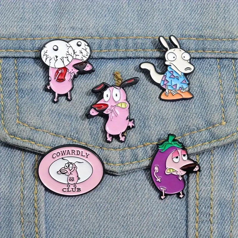 Pin Coraje el perro cobarde