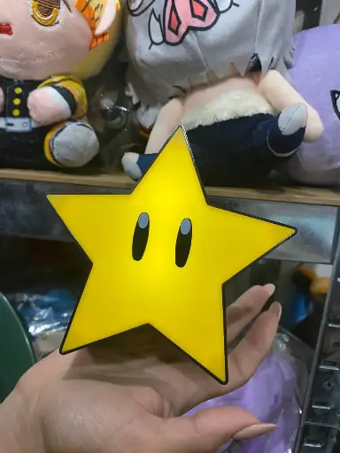 Lampara de estrella Mario Bross
