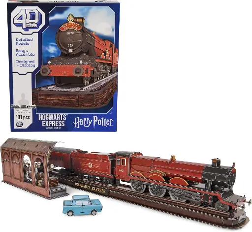 Rompecabezas 3D tren Hogwarts